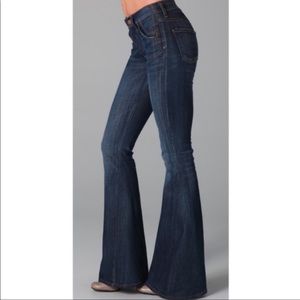 Citizen of Humanity super flare jeans.